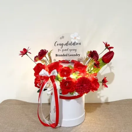 Bloom Box Akrilik Ucapan Grand Opening Pulang Pisau